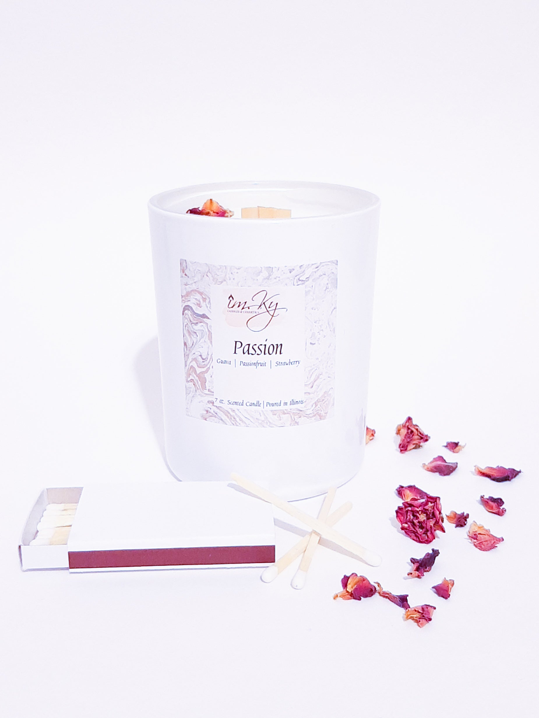 Passion - Lux White Candle