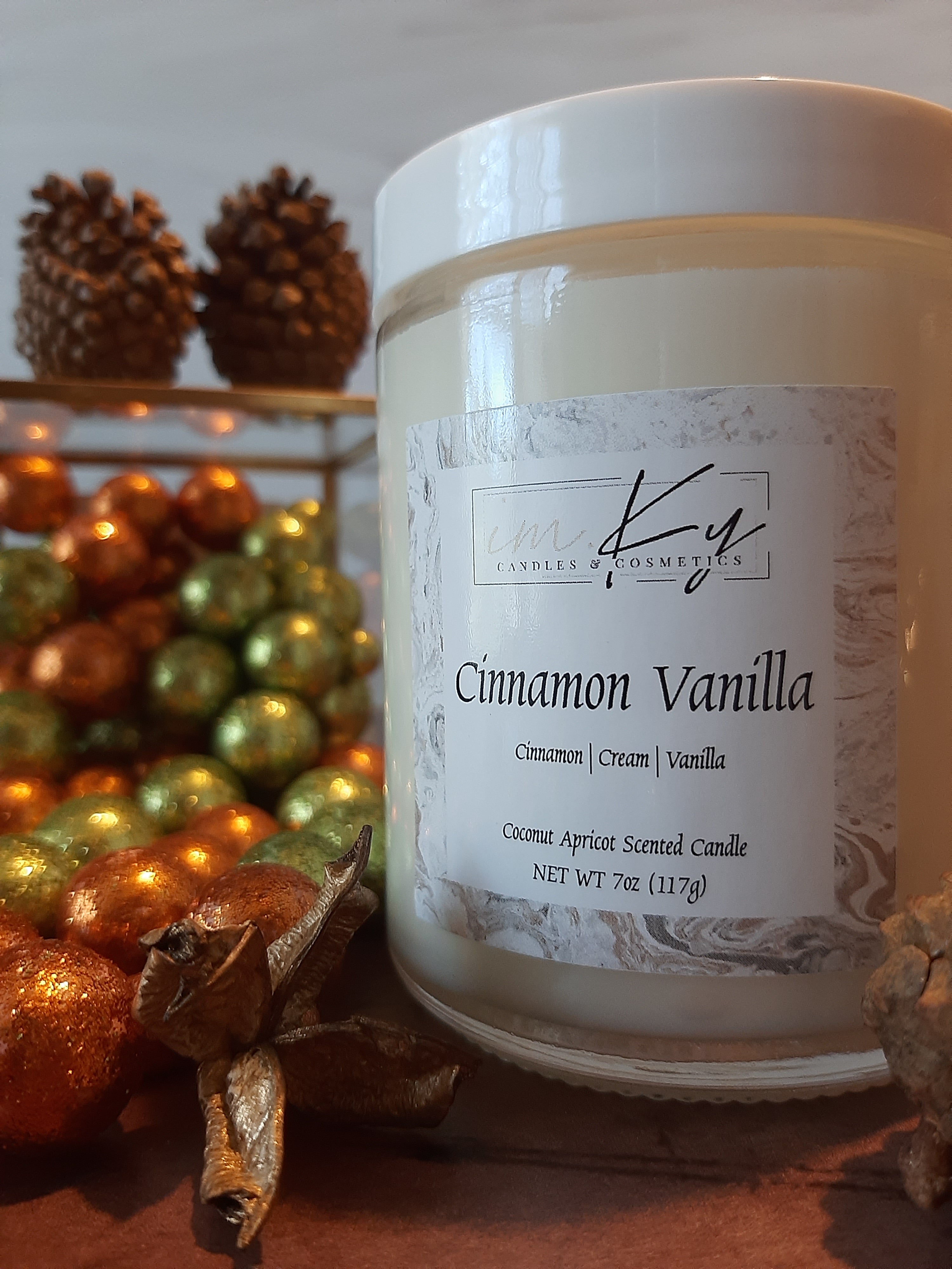 Cinnamon Vanilla - Clear Candle